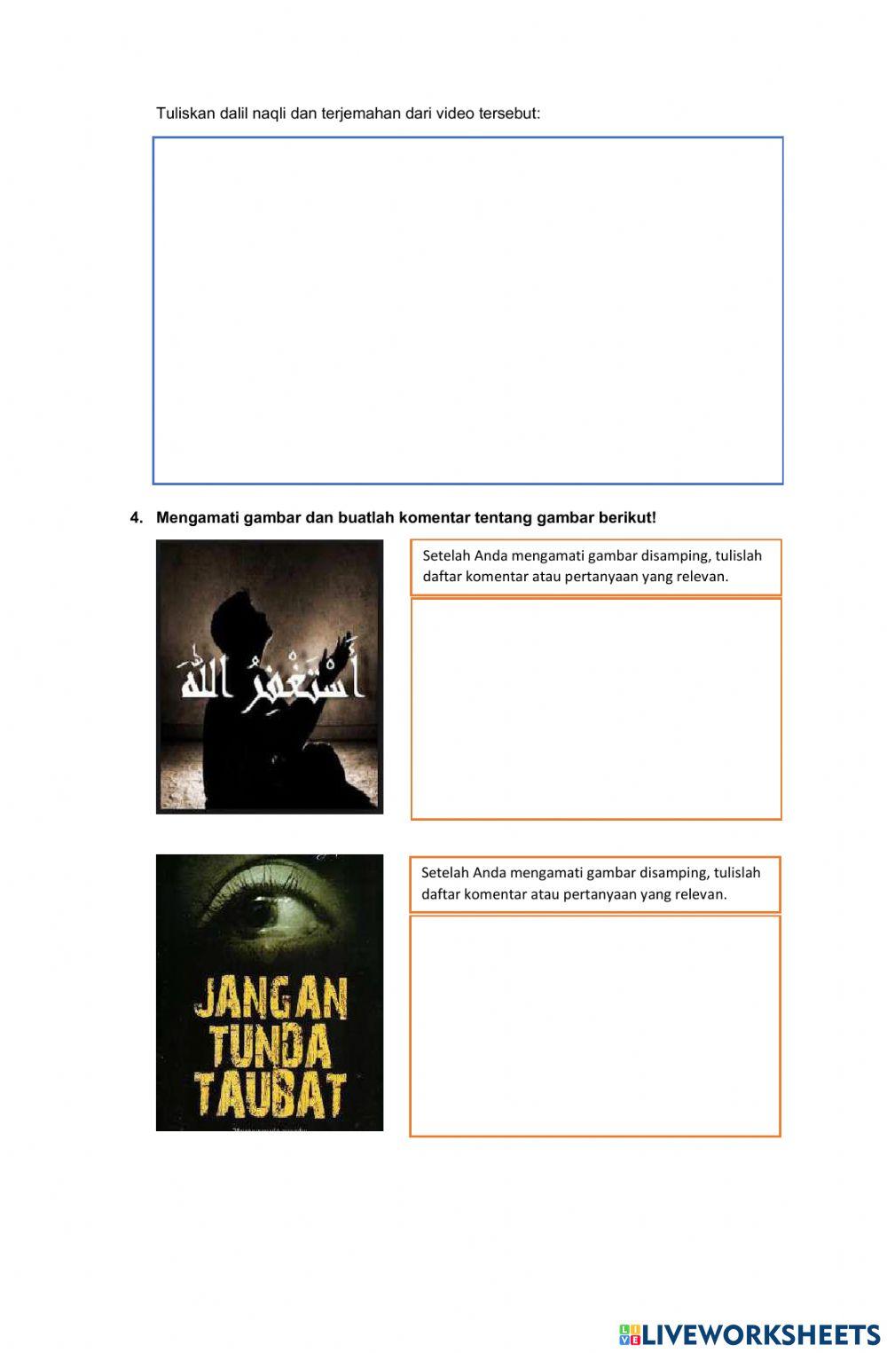 LKPD 1 Ayo Bertaubat