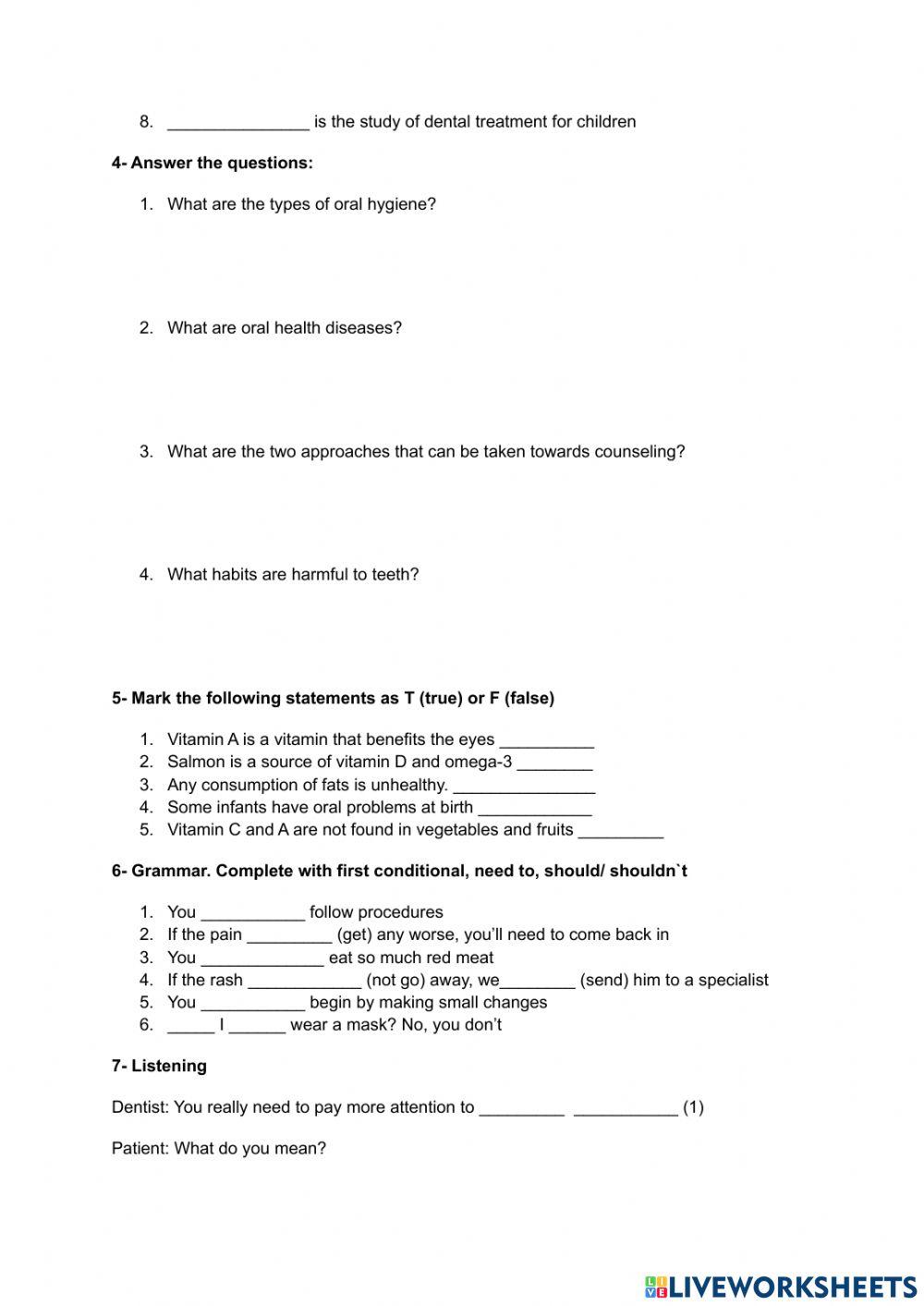 2nd-Test-Dentistry-II