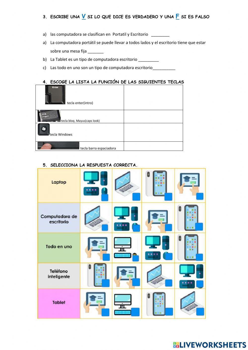 Examen 1er. periodo 2do. primaria