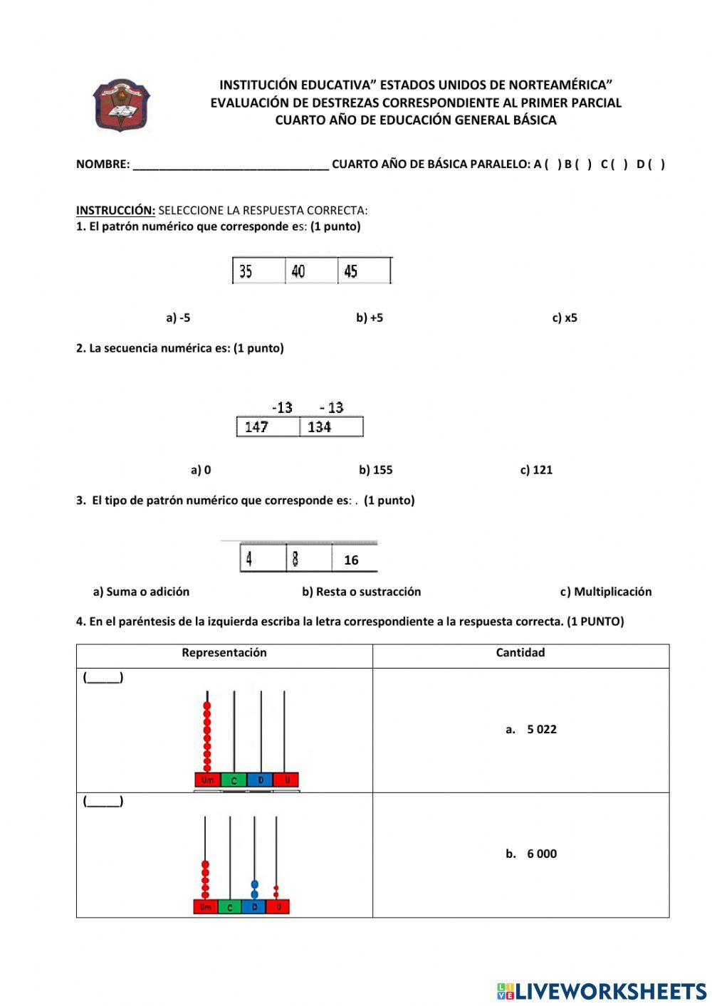 Evaluacion parcial