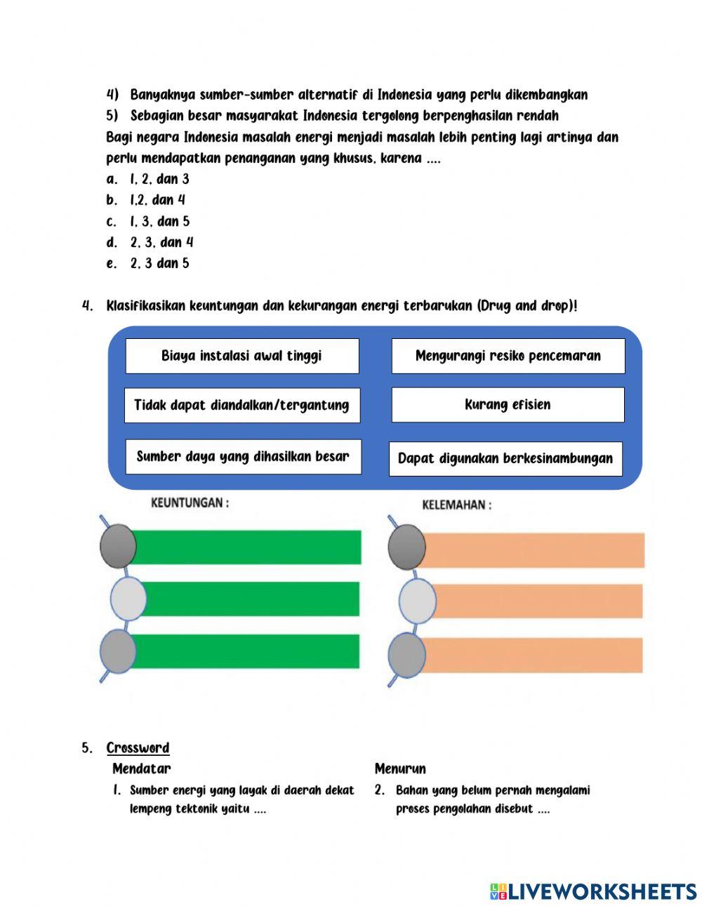 KETAHANAN PANGAN, INDUSTRI, ENERGI BARU dan TERBARUKAN