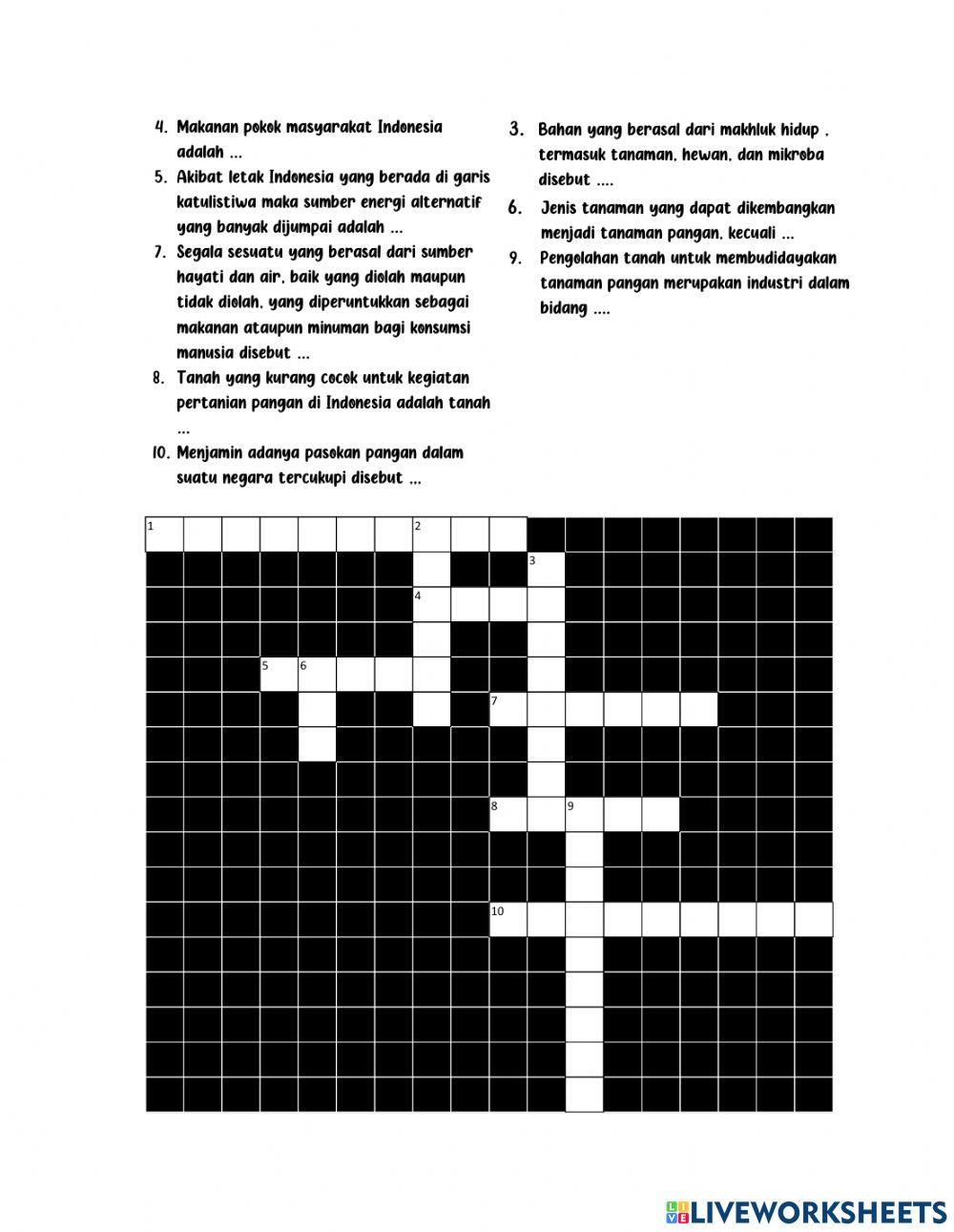 KETAHANAN PANGAN, INDUSTRI, ENERGI BARU dan TERBARUKAN