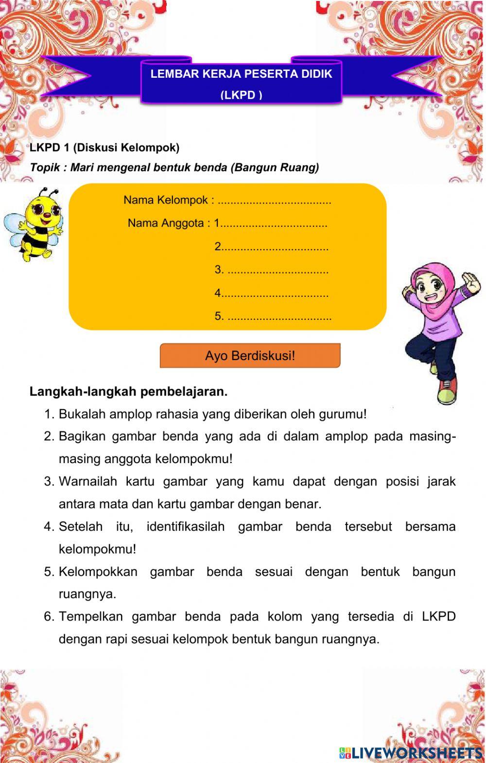 Mengenal bangun ruang