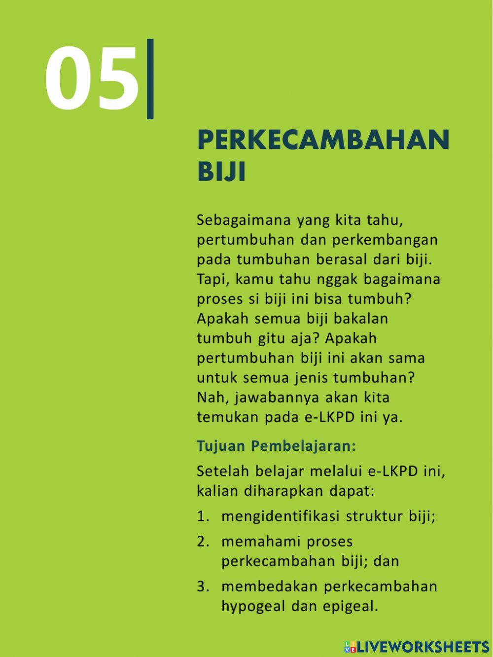 Perkecambahan Biji
