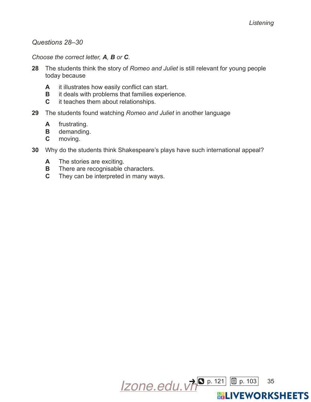 IELTS Listening test 2 Cam 17