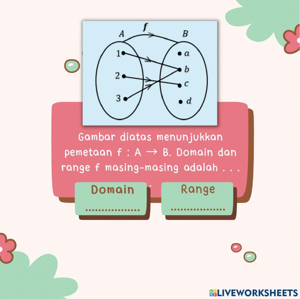 Soal pemetaan dan korespondensi