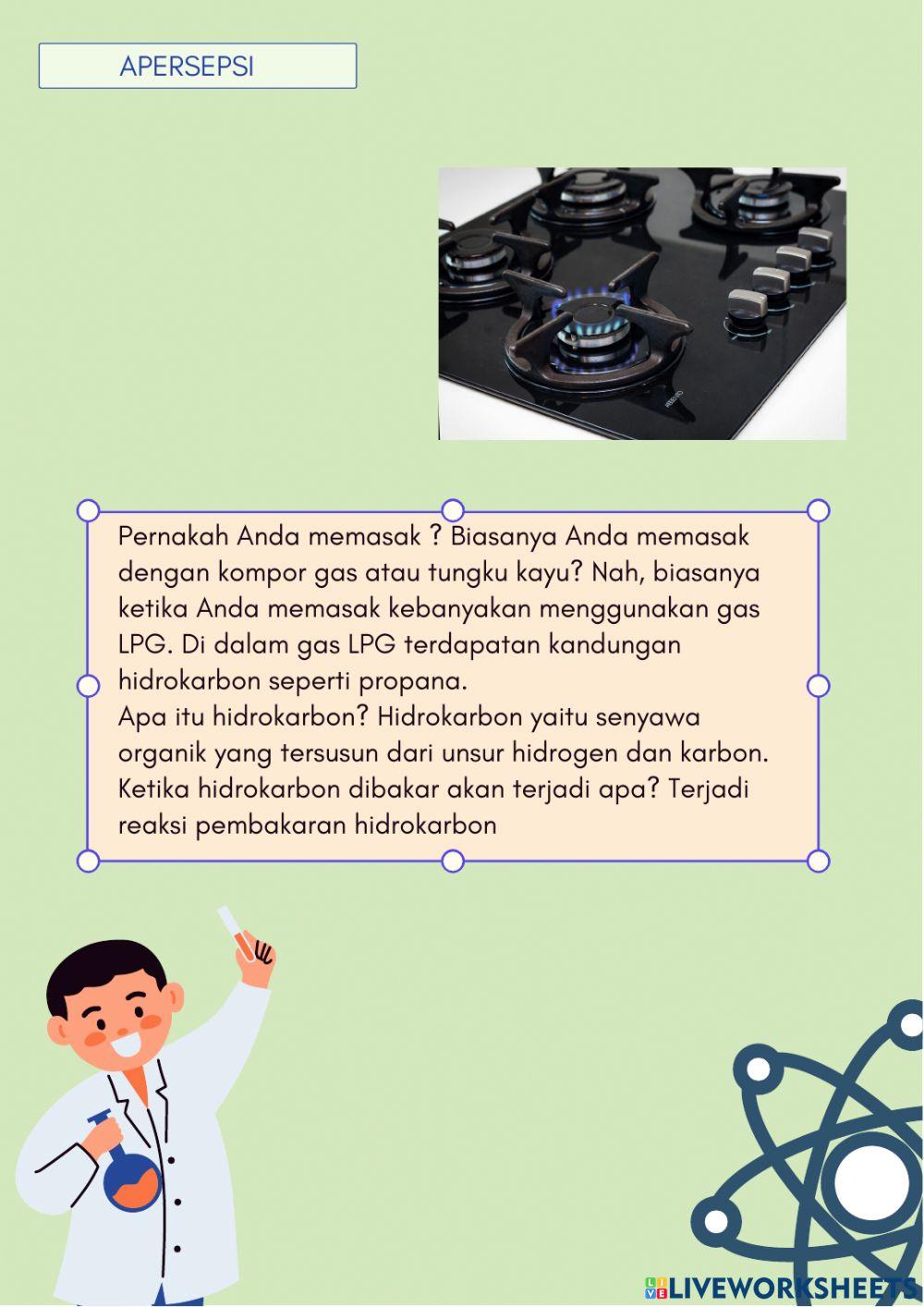 Reaksi Pembakaran Hidrokarbon