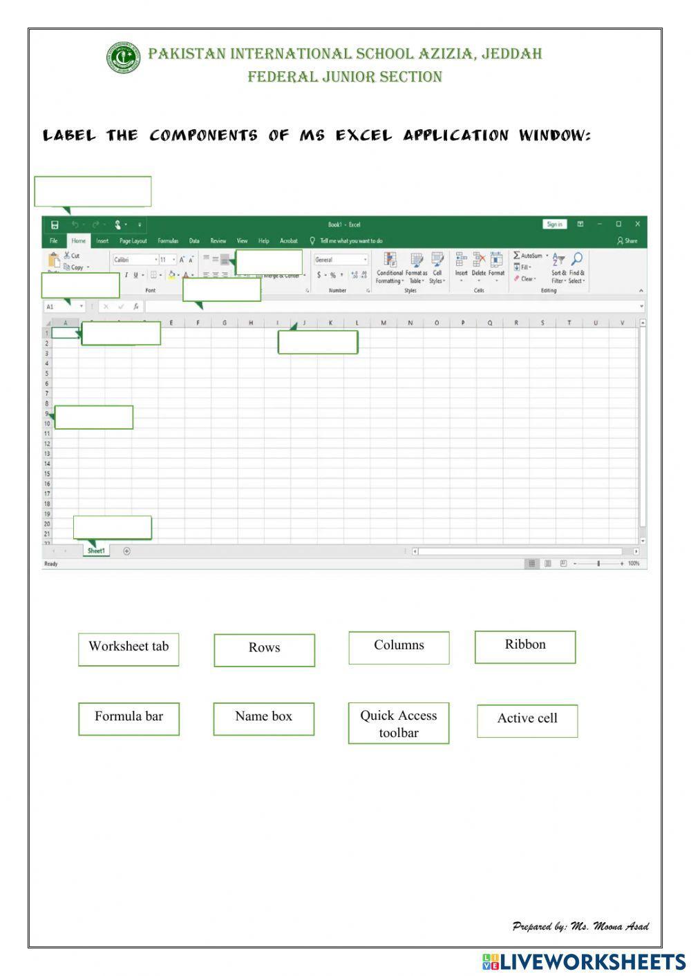 Excel Application Interface