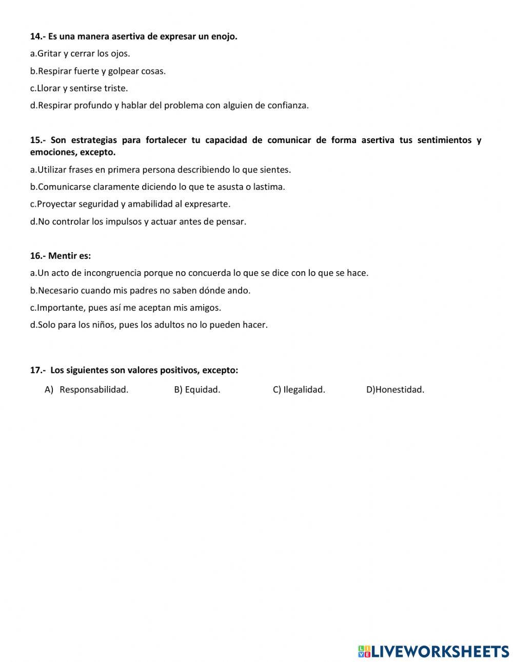 Examen de retroalimentacion trim 1 civica 6