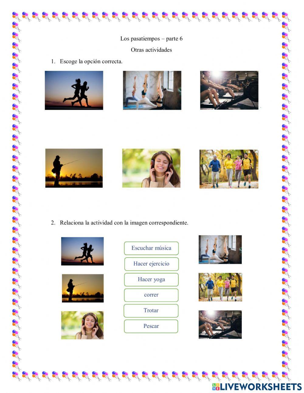 Actividades al aire libre