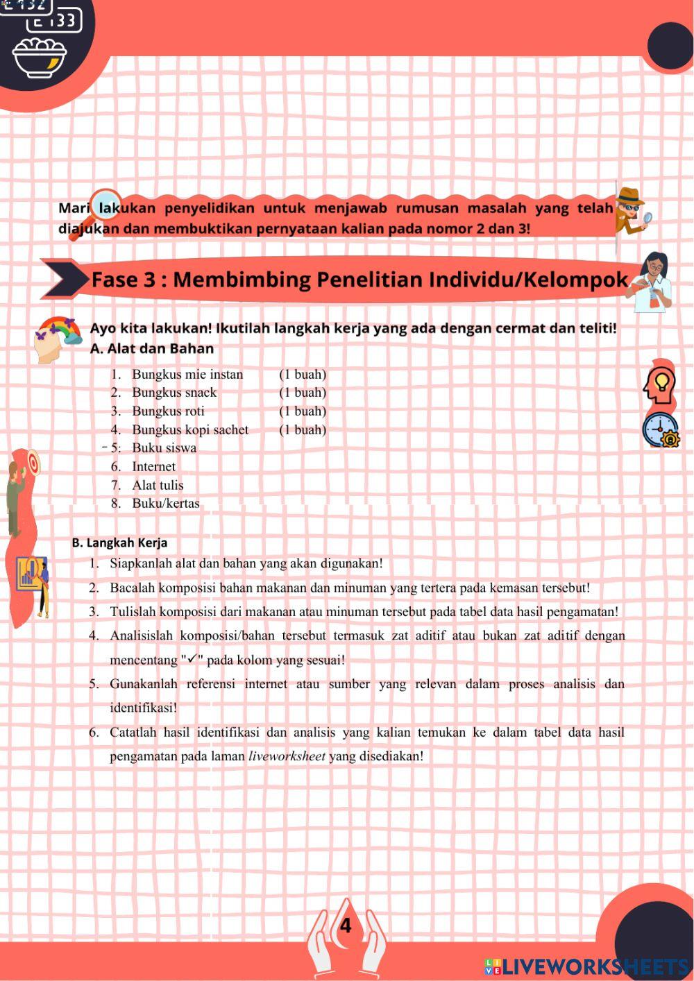 Zat Aditif pada Makanan