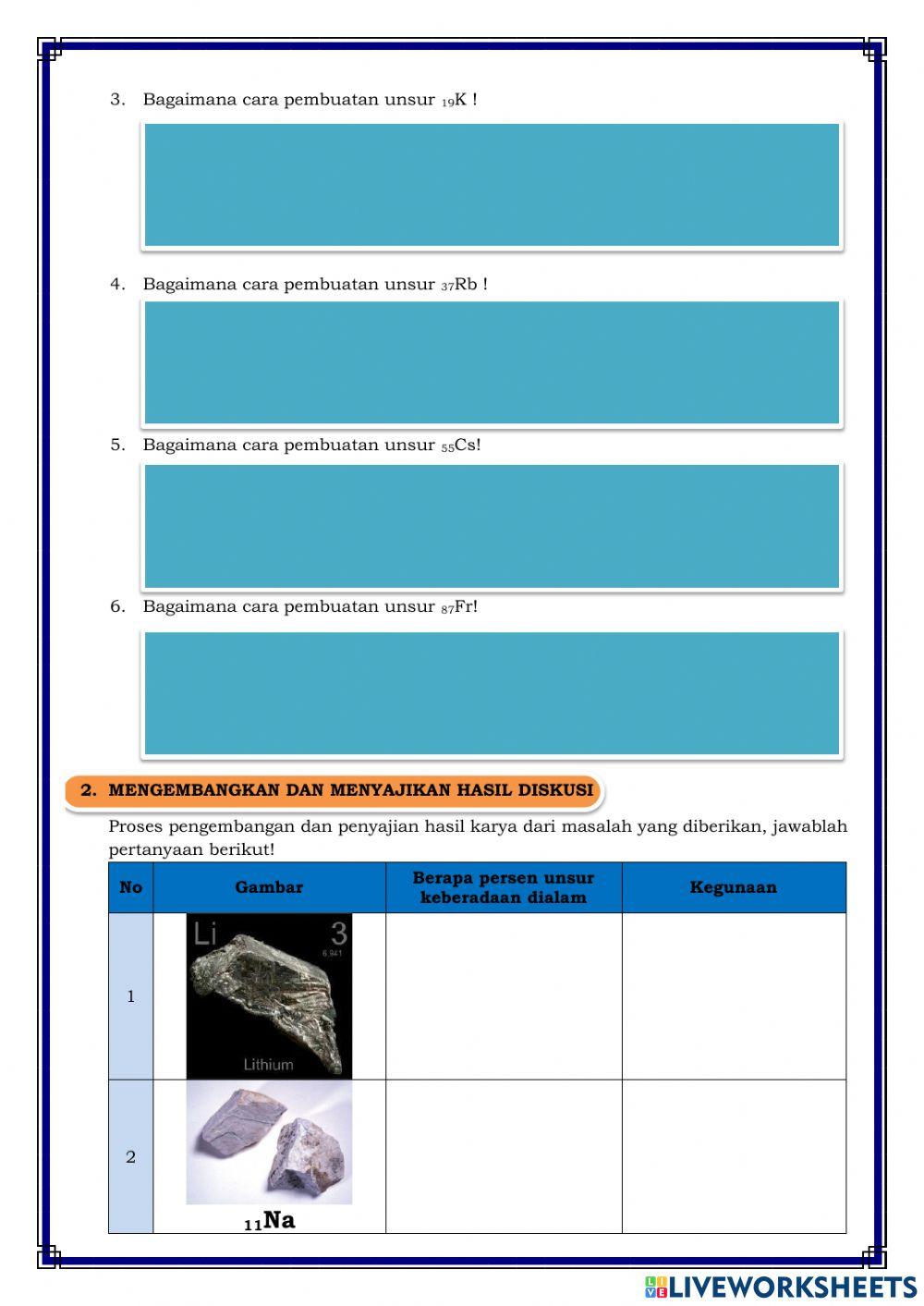 Lkpd kimia unsur alkali