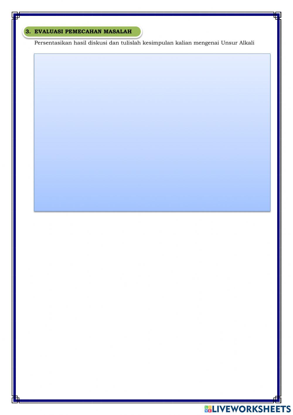 Lkpd kimia unsur alkali