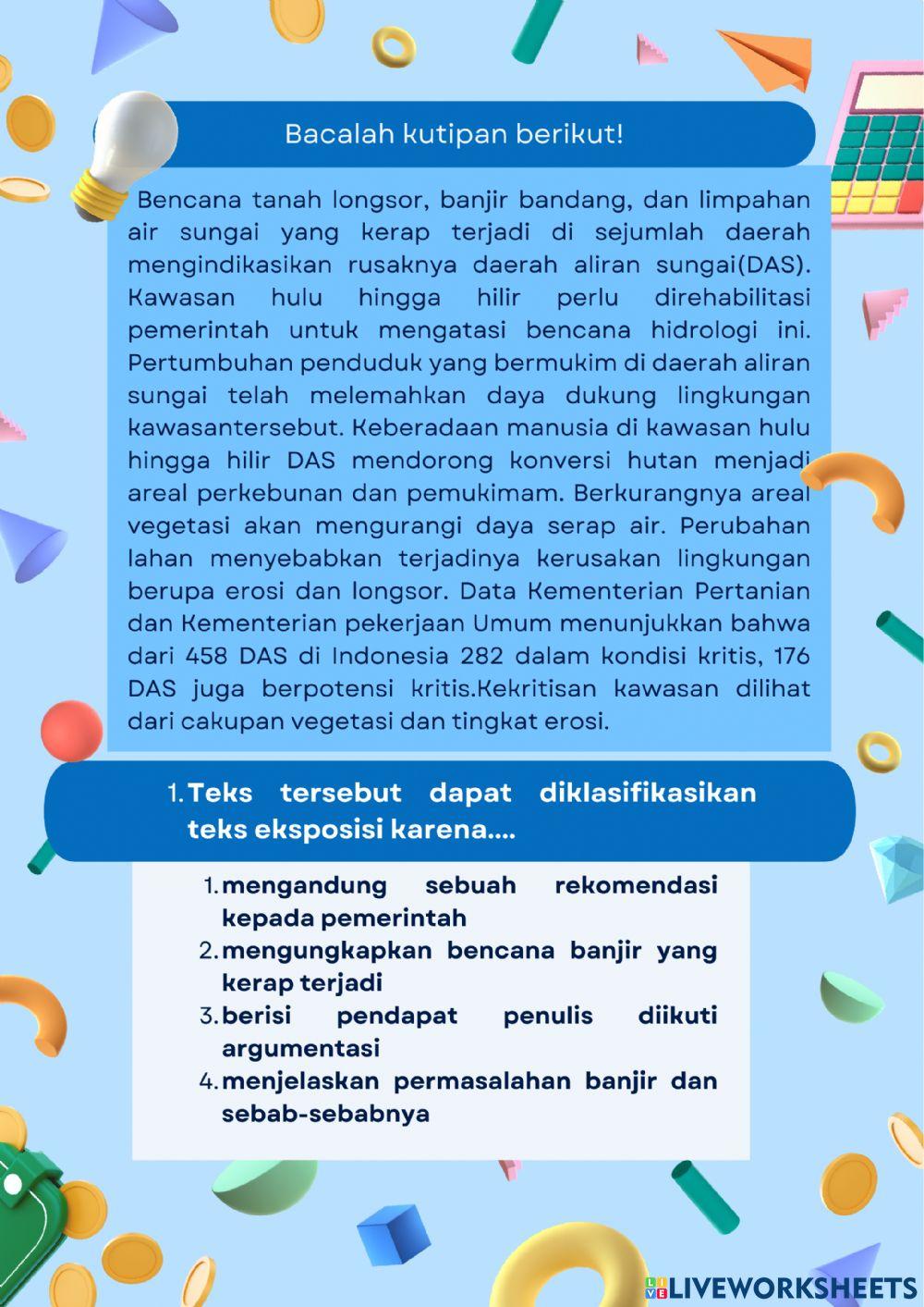 Struktur dan Kebahasaan Teks Eksposisi