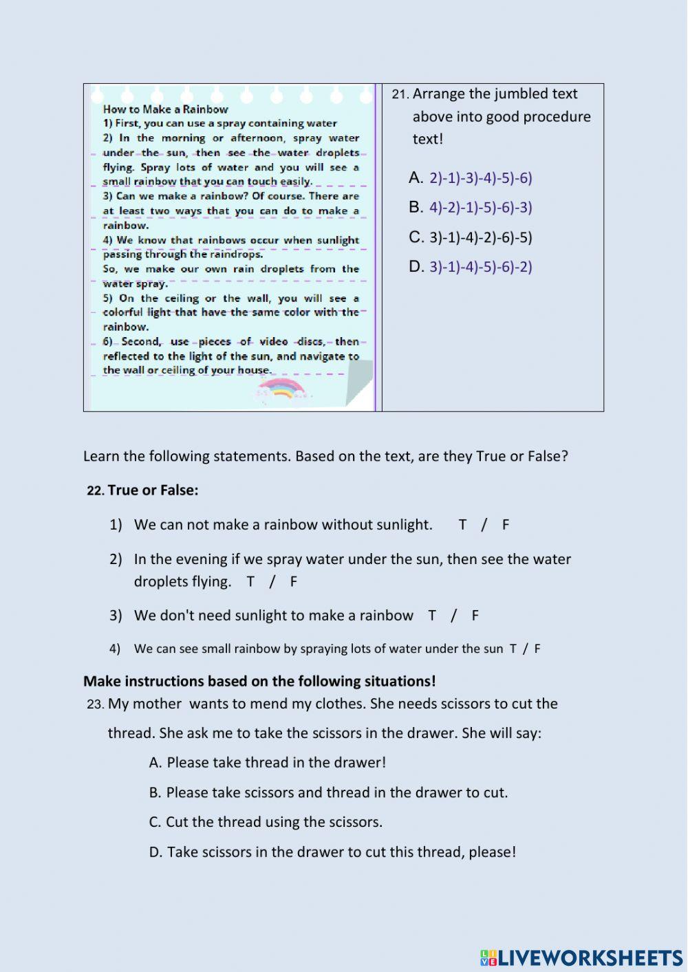 English XI gasal PAS LATIHAN