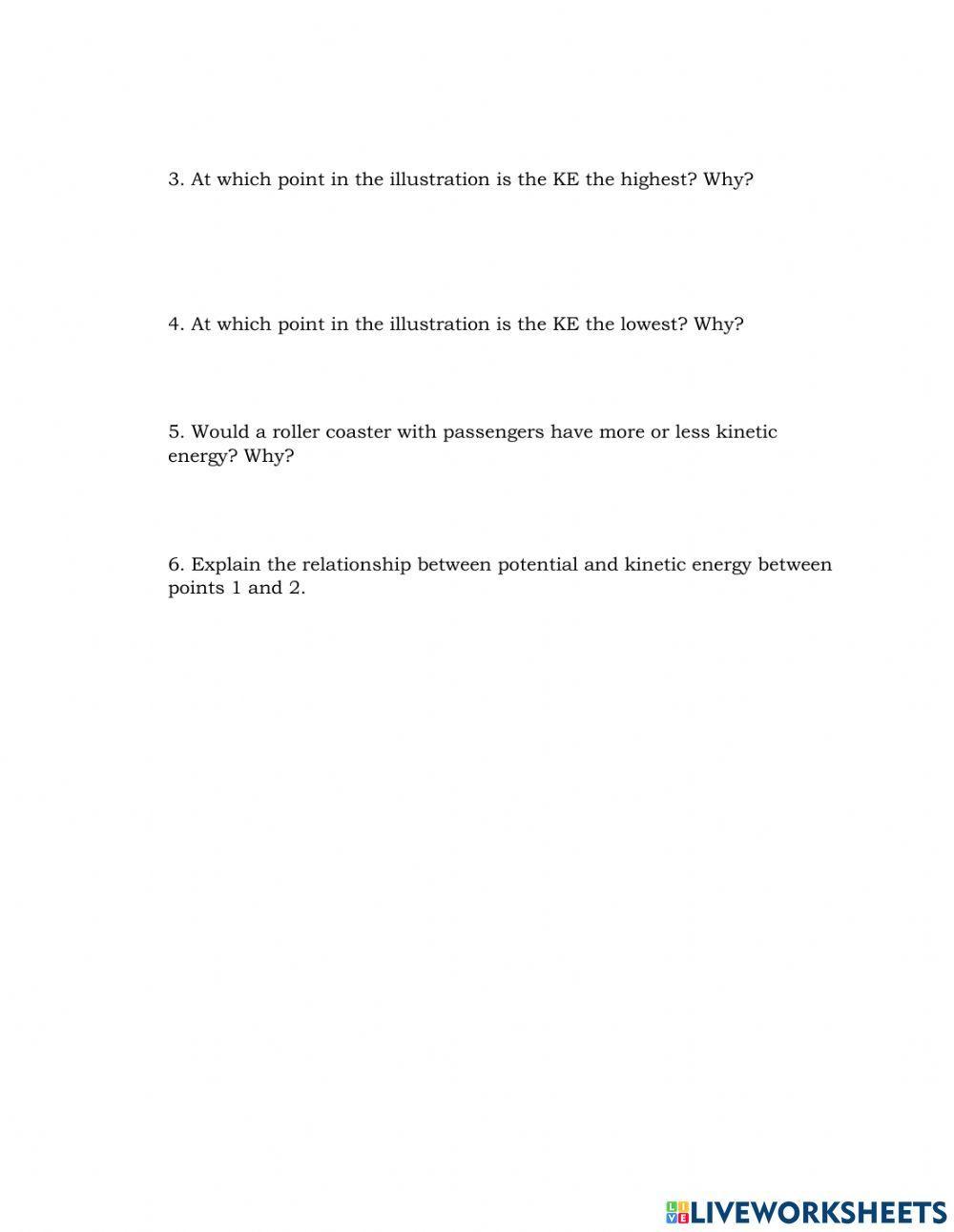 Potential and Kinetic Energy