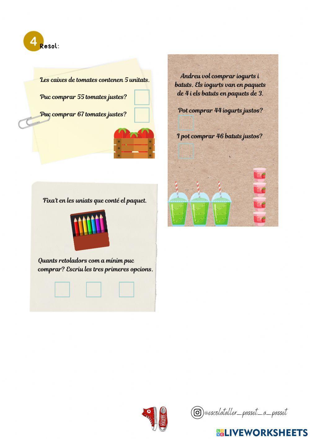 Múltiples i divisors