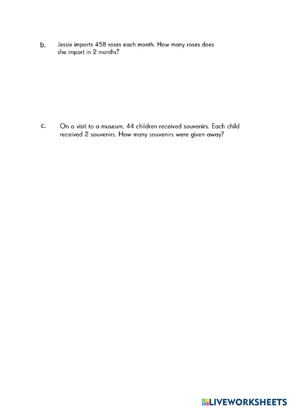 HWEO- Week 3- Math Assessment