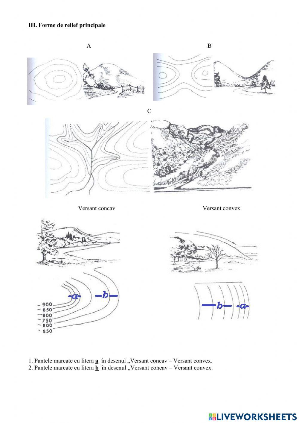 Harta topografică 2