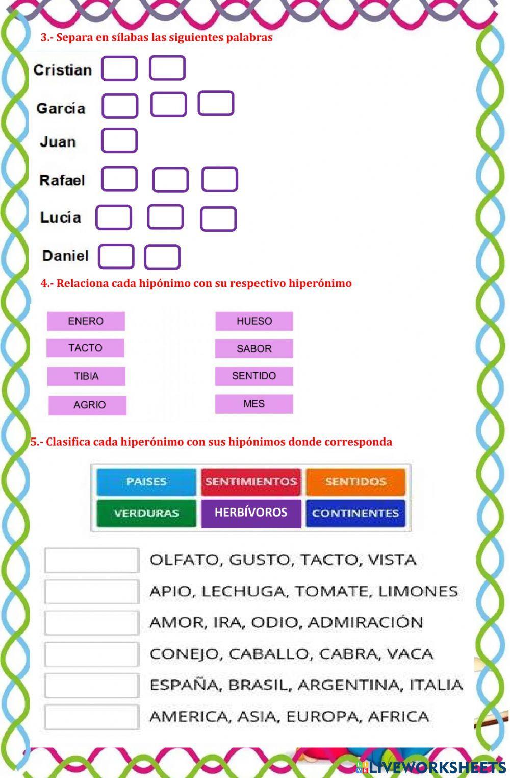 Evaluación de lenguaje