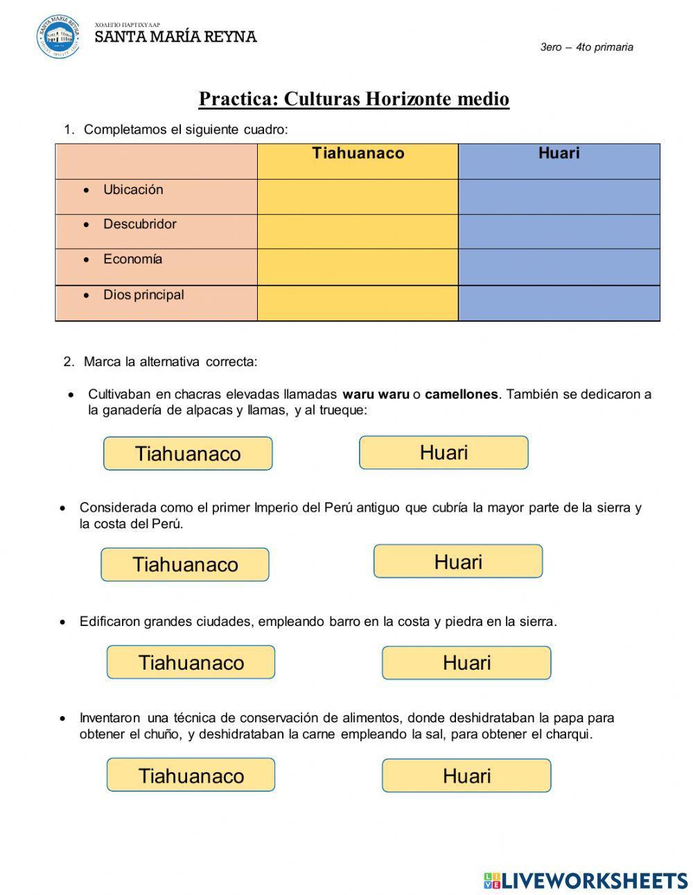 Cultura horizonte intermedio