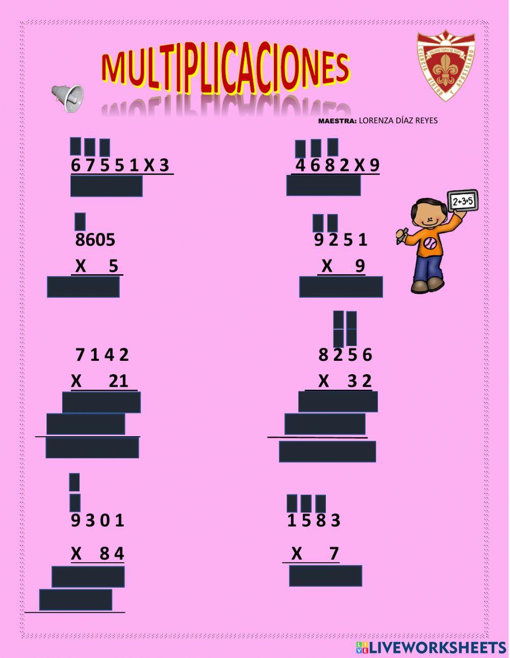 Multiplicaciones