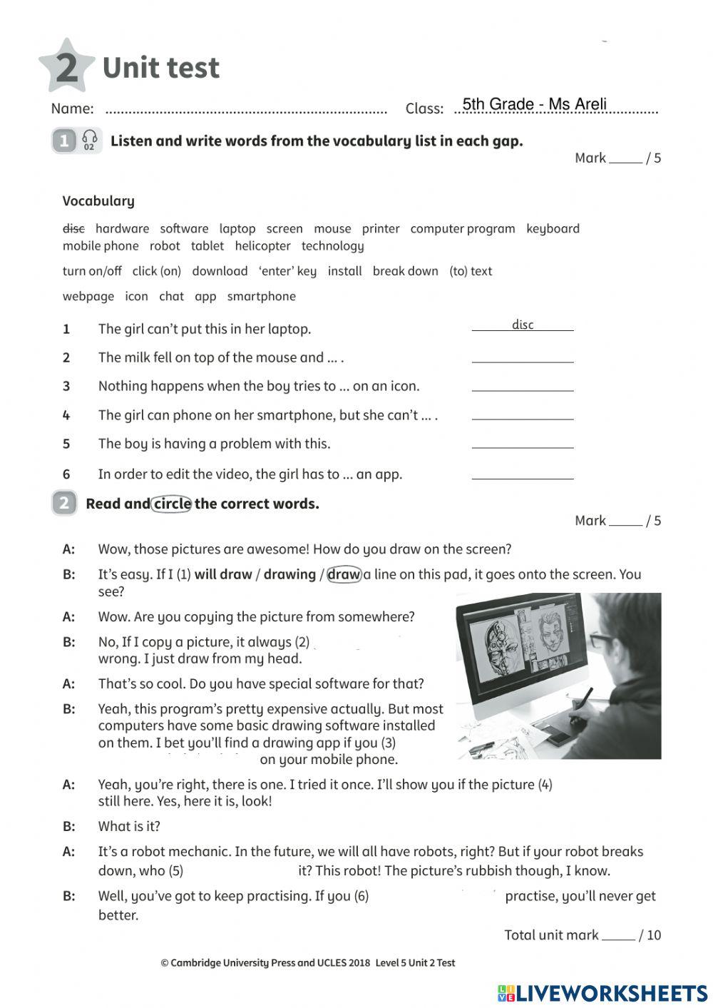 Math Models Unit 2 Quiz 1