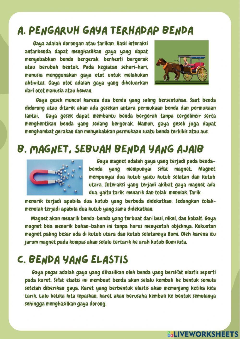 Gaya di Sekitar Kita