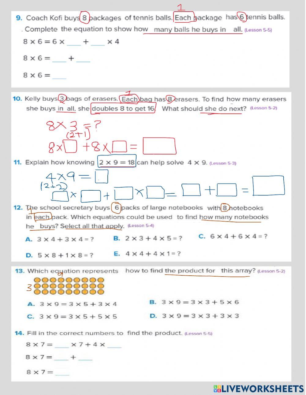 Unit 5 review + Practice Fluency