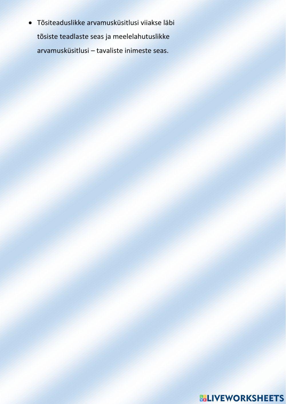 11- ARVAMUS- töö tekstiga