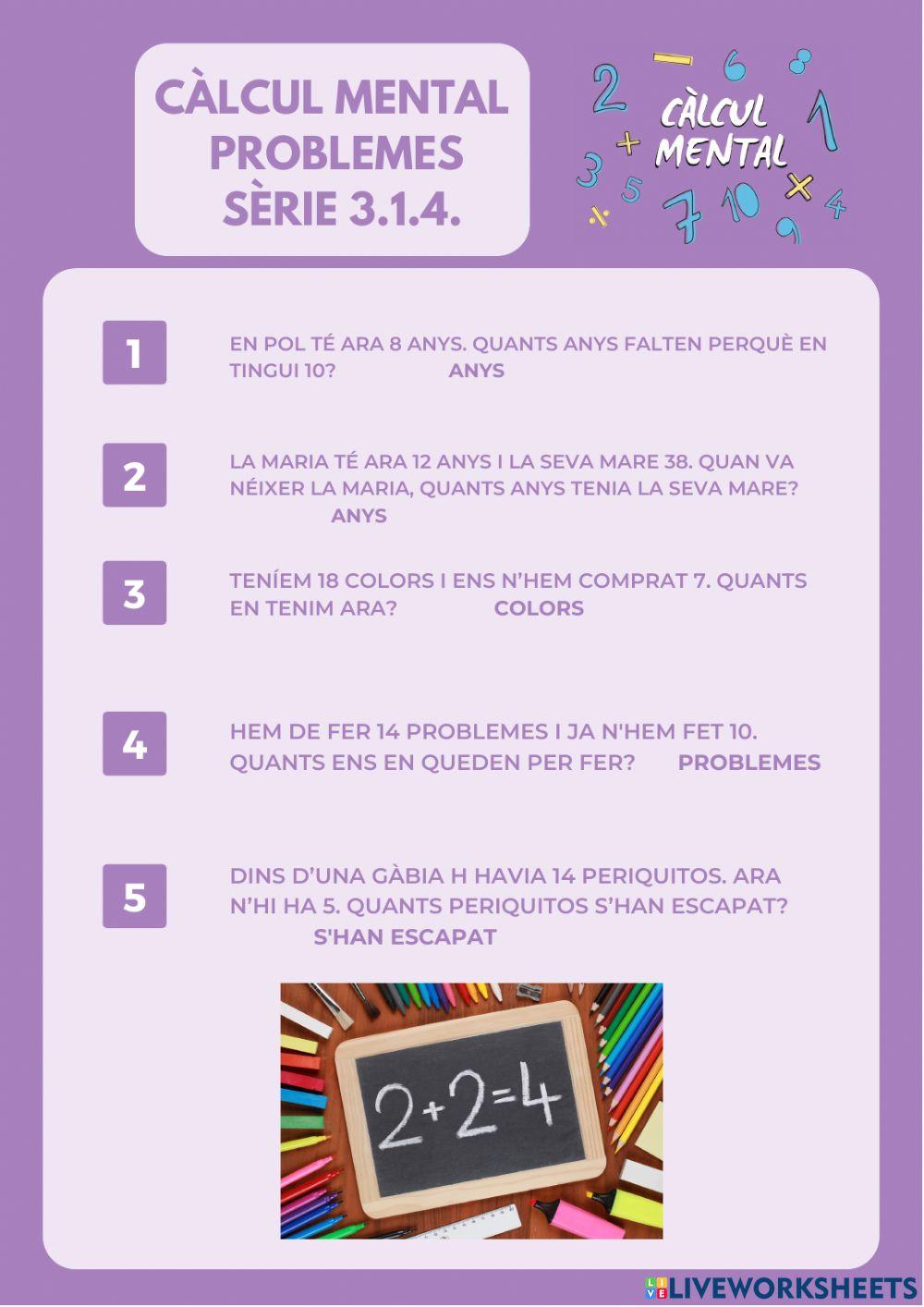 Càlcul mental 3.1.4