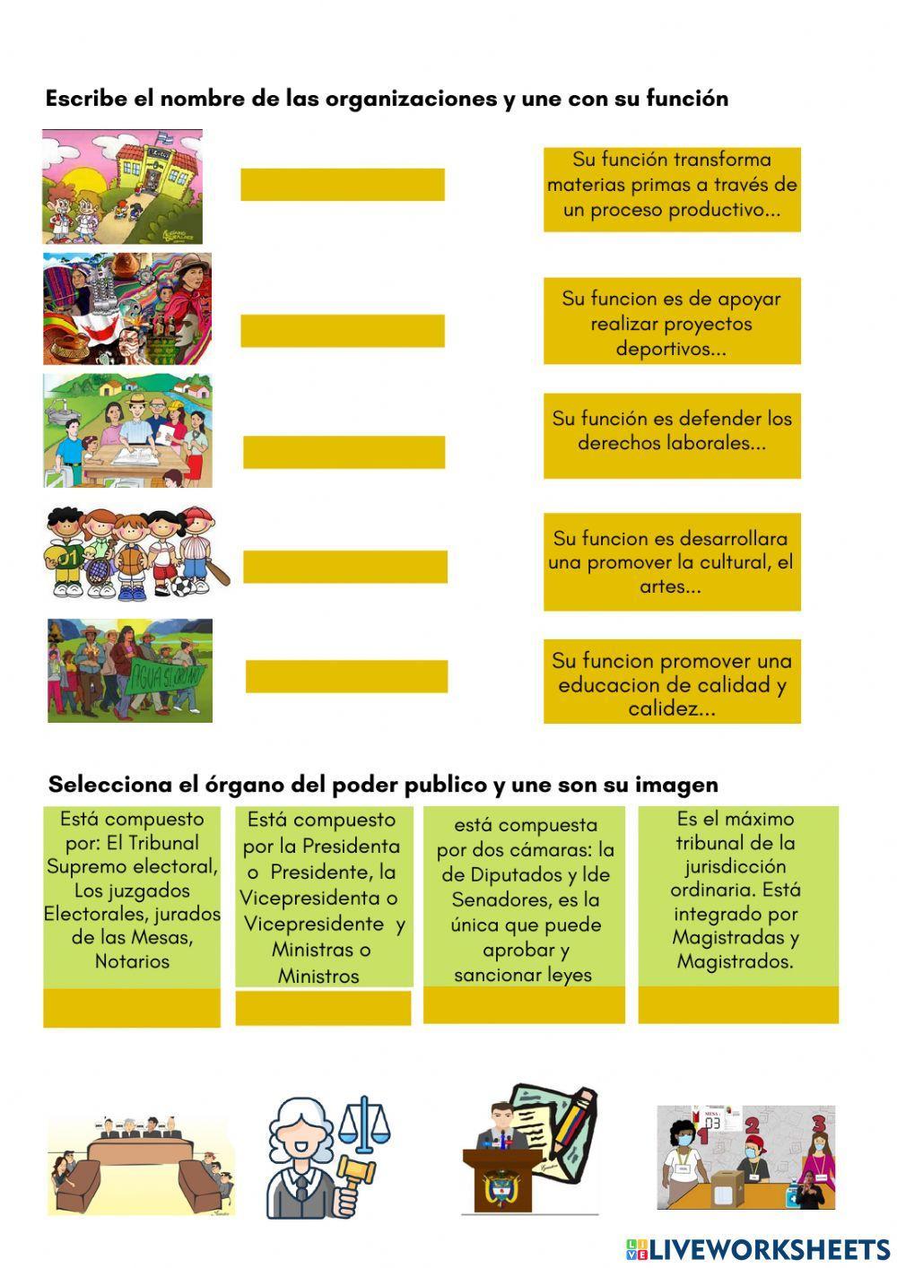 Democracia, organizaciones sociales, poder politico