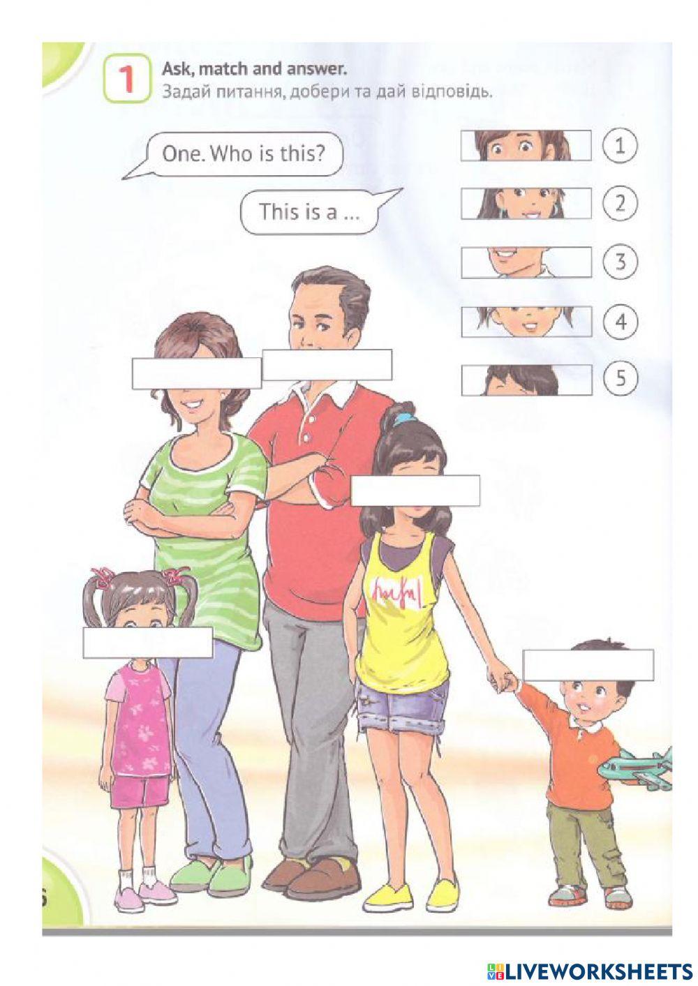 Family members matching