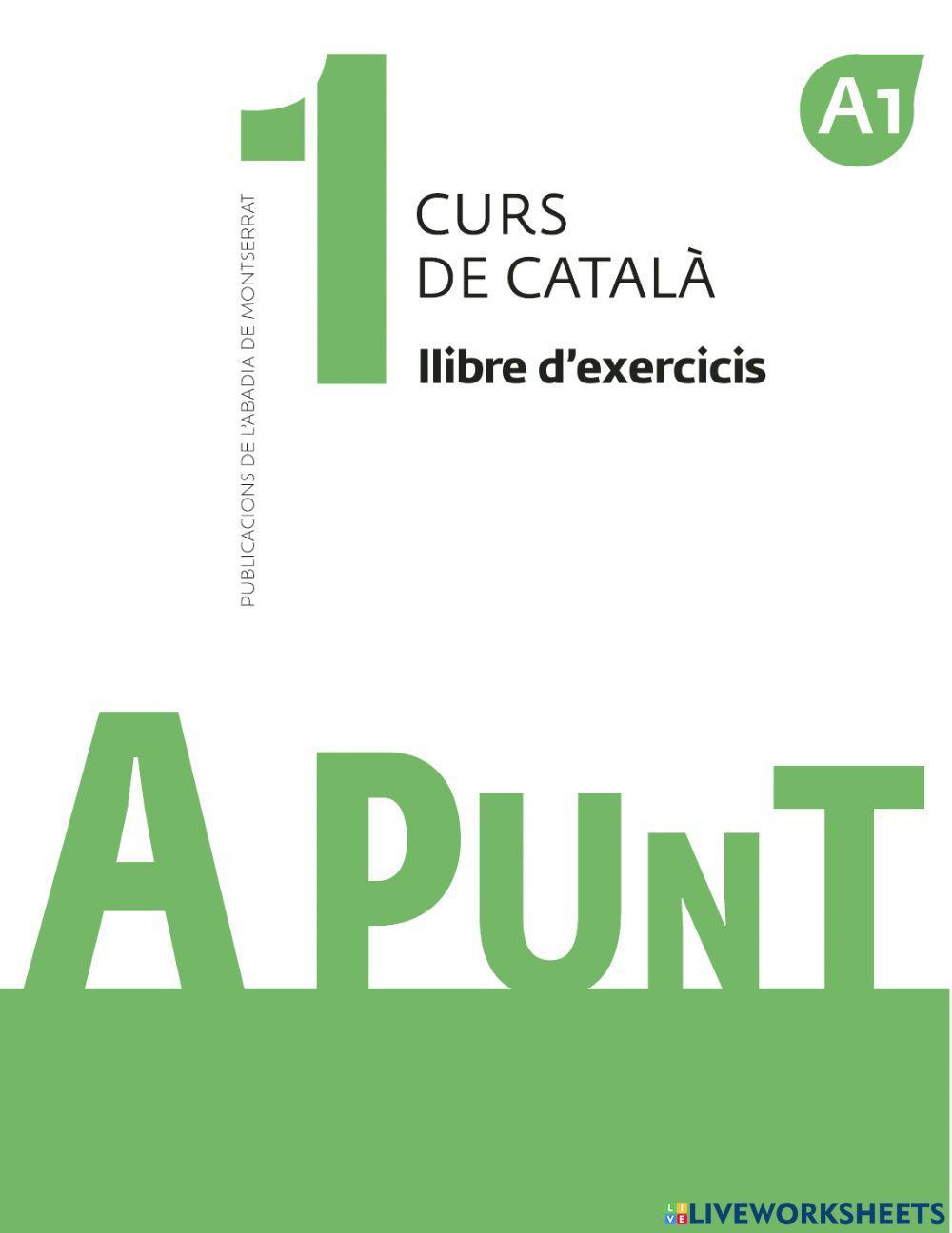 Llibre llengua catalana a 1. nouvinguts!
