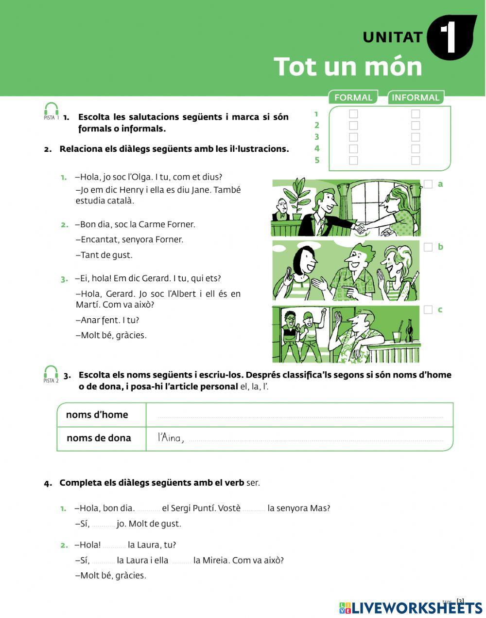 Llibre llengua catalana a 1. nouvinguts!