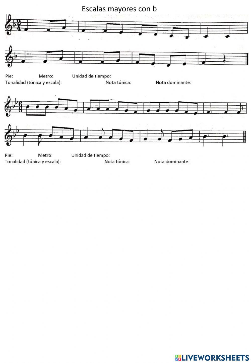 Análisis de melodías II