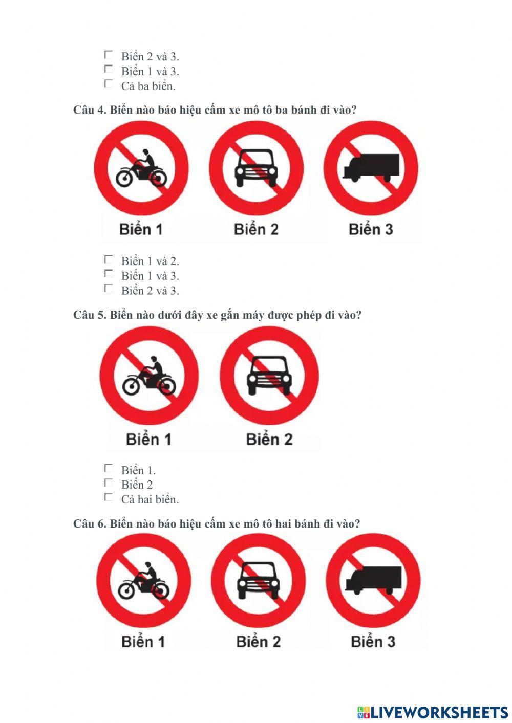 Biển Báo An Toàn Giao Thông