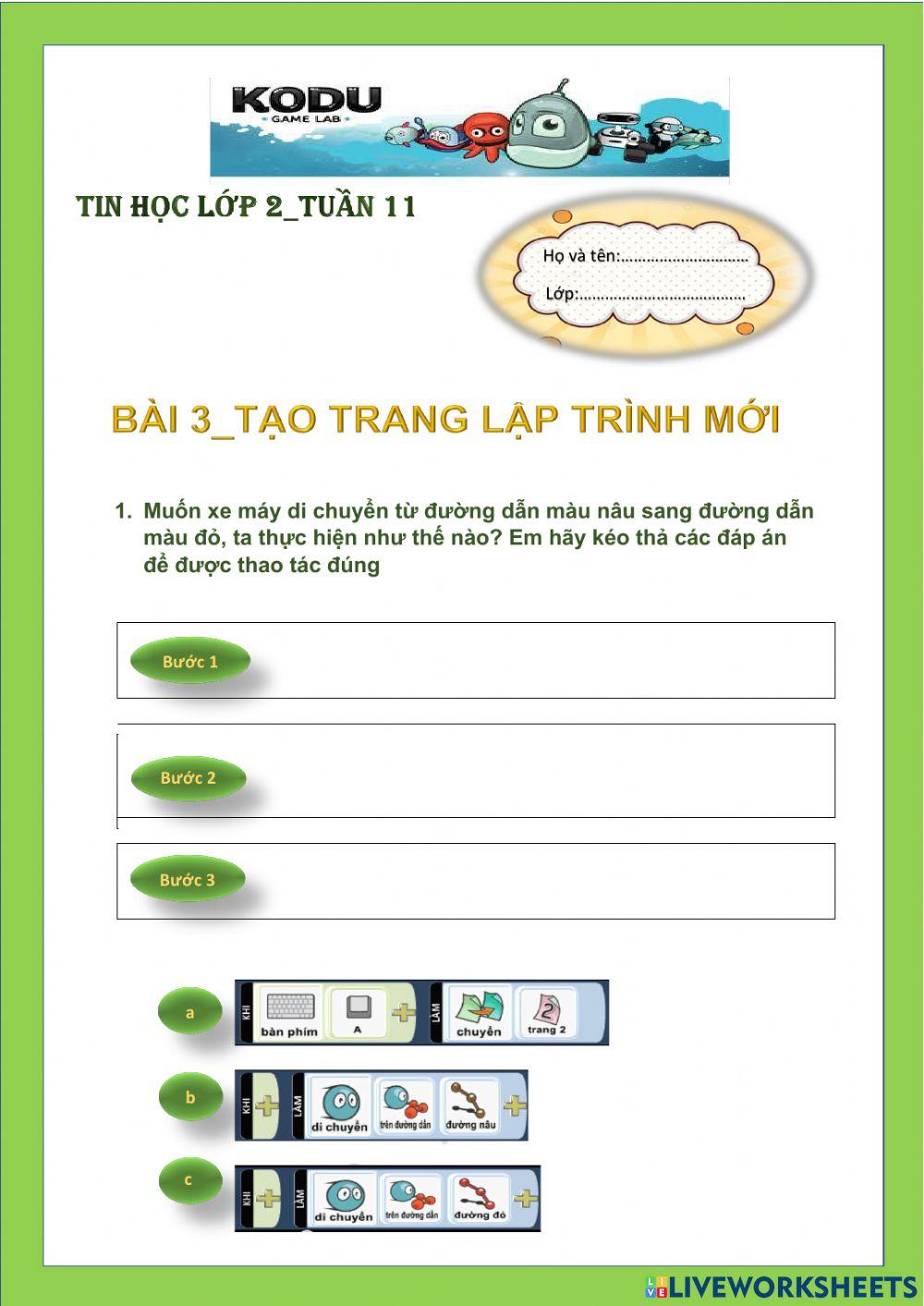 Lớp 2-Tuần 11-Tiết 11-Bài 2(t4)-tạo trang lập trình mới