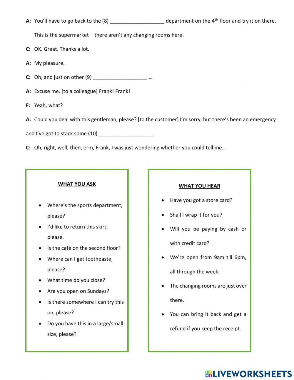 English for travellers