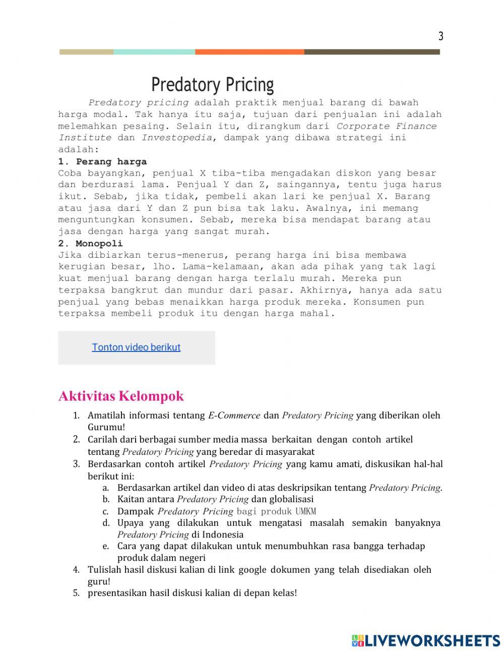 Globalisasi Ekonomi E commerce