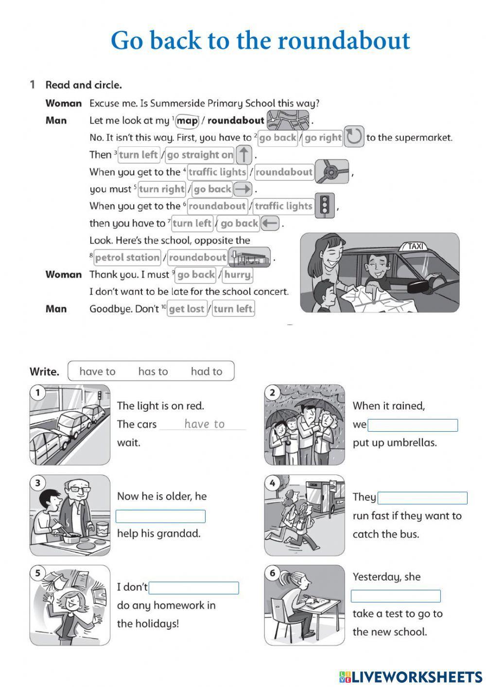 Go back to the roundabout FF4 Unit 5