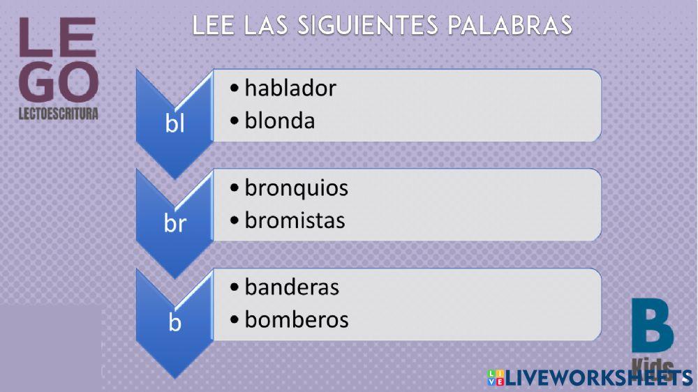 Ejercicios de pronunciación