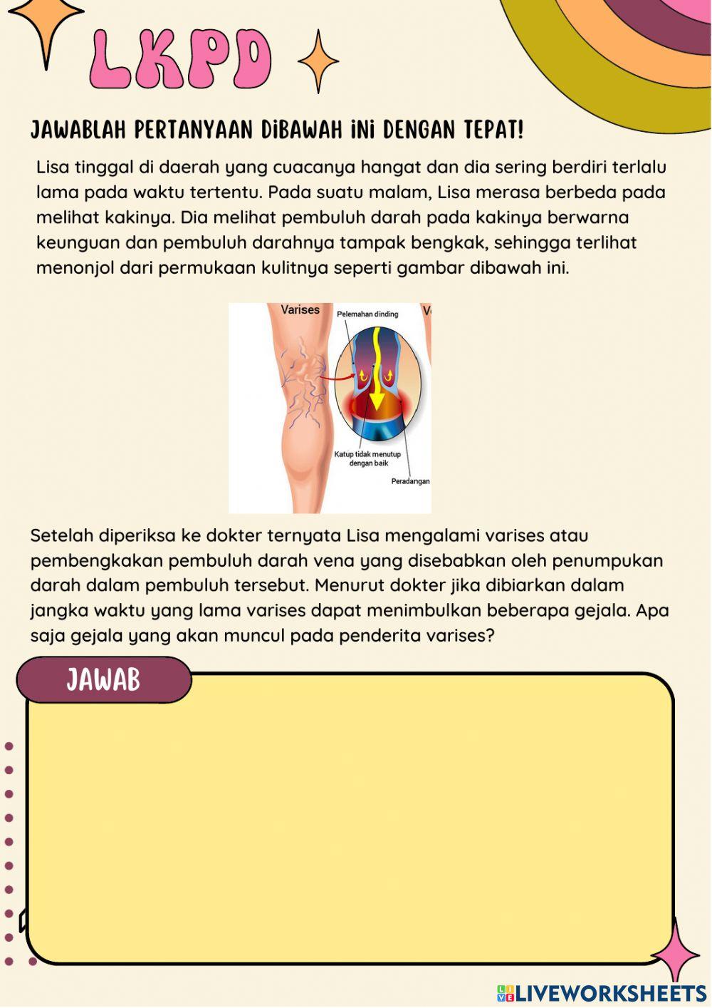 Lkpd kelainan sistem peredaran darah