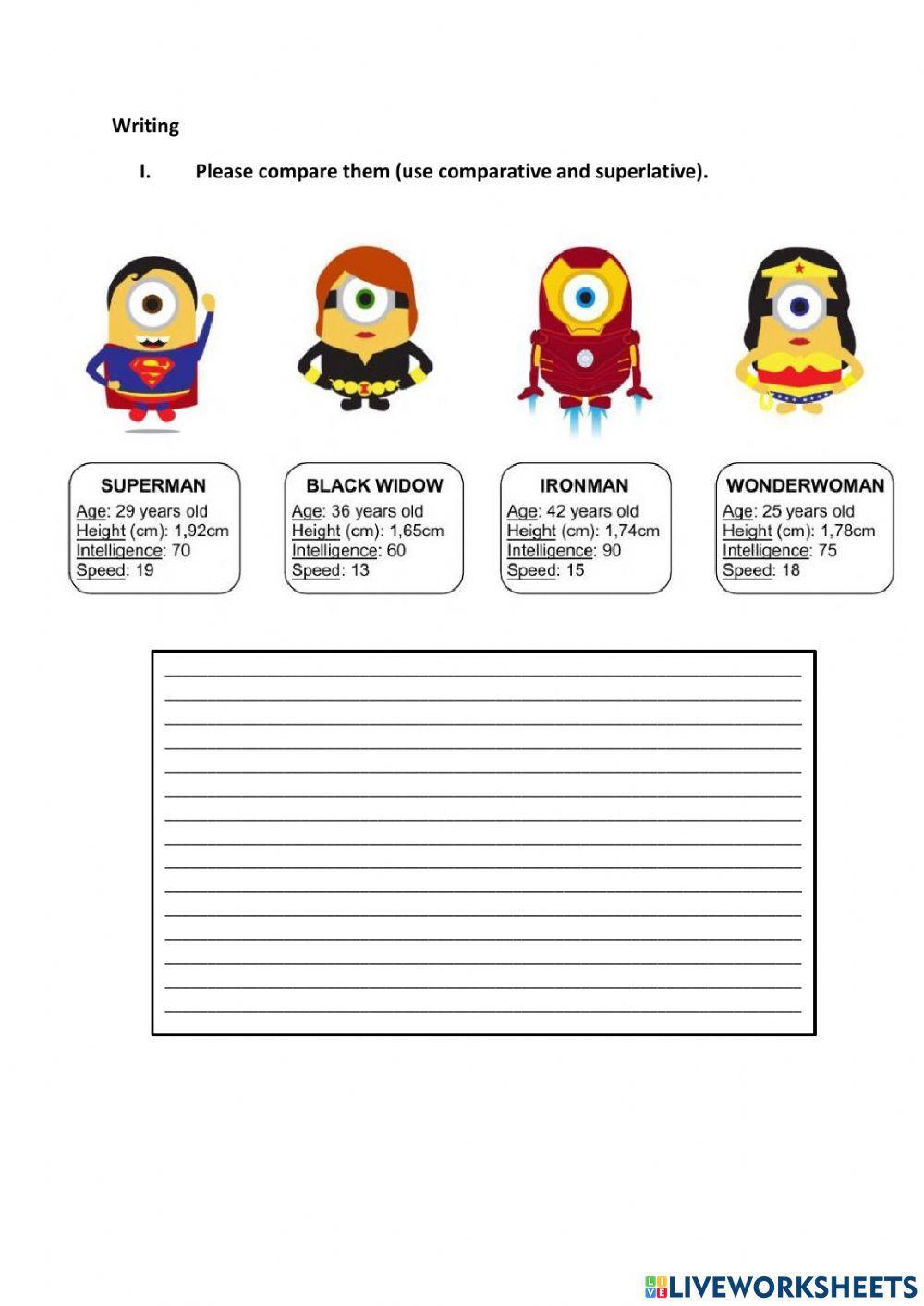 Unit test CH3 P5 worksheet | Live Worksheets