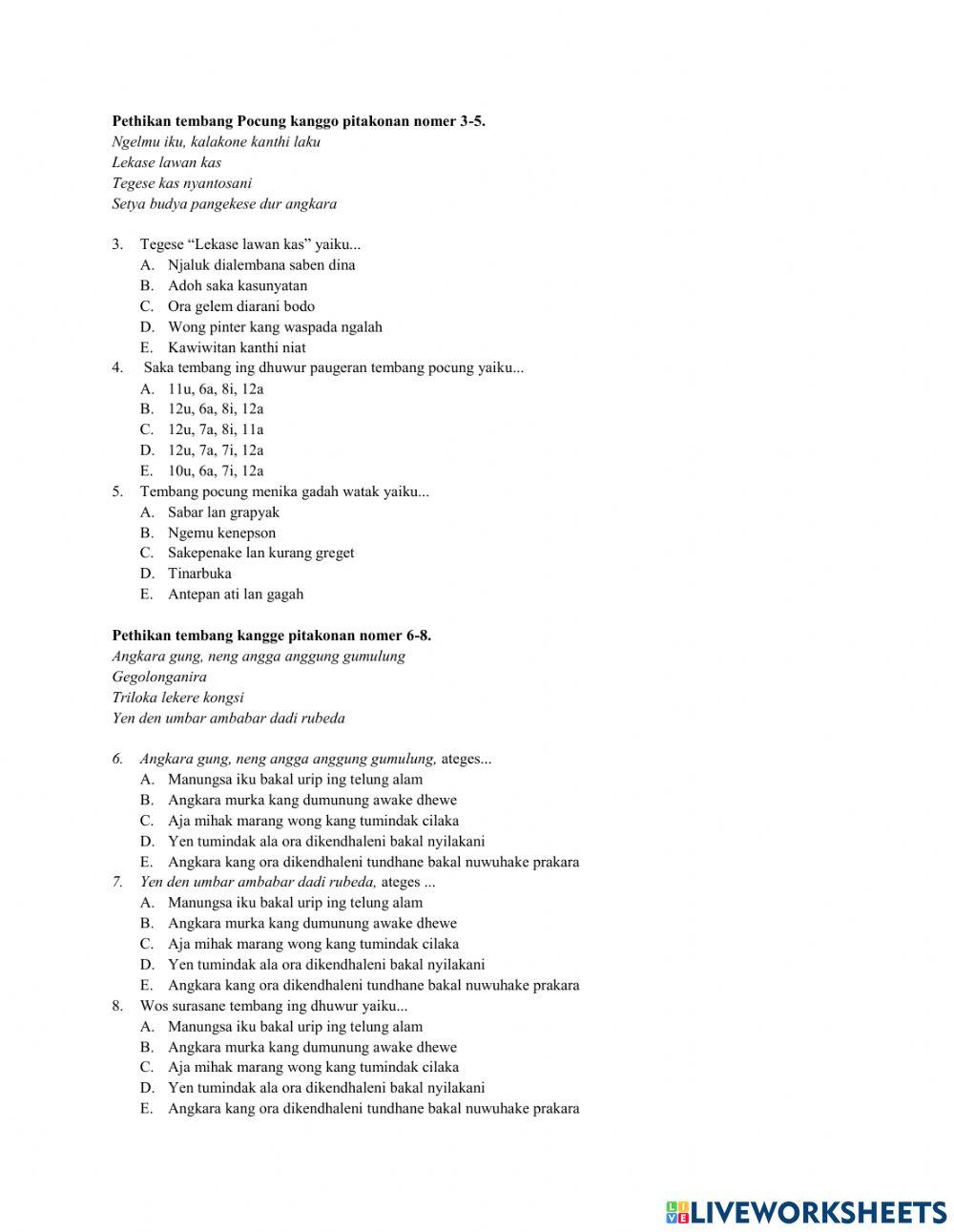 PAS Bahasa Jawa XI 22-23