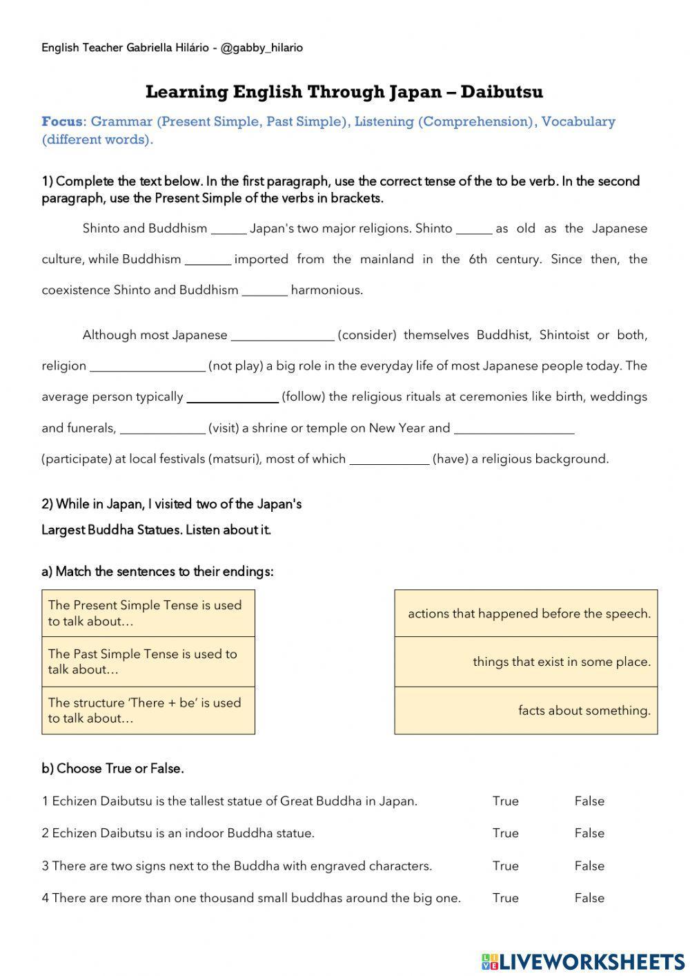 Learning English Through Japan – Daibutsu