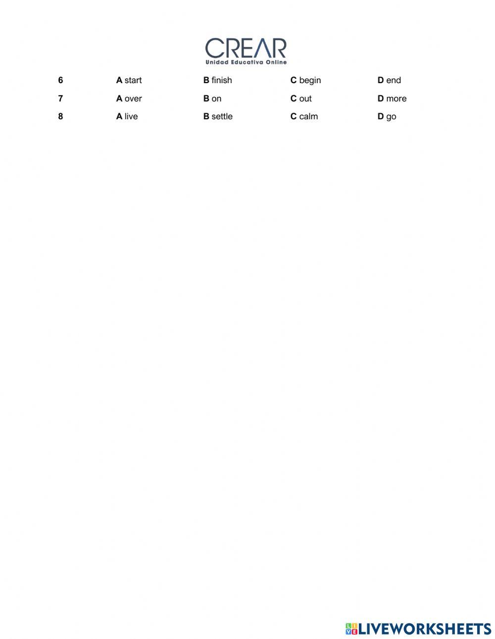 Cambridge English part 1