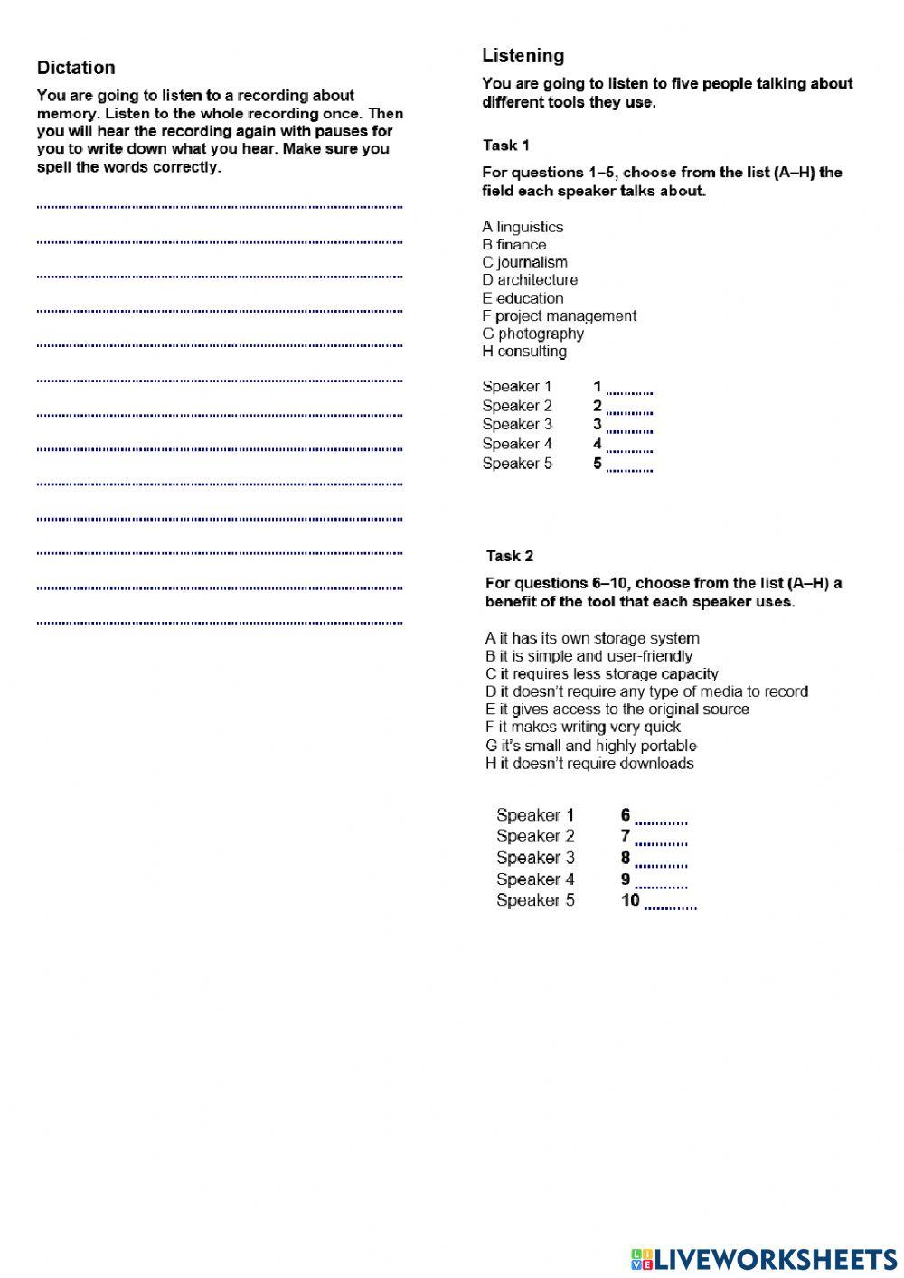 Gold exp c1 - test unit 1