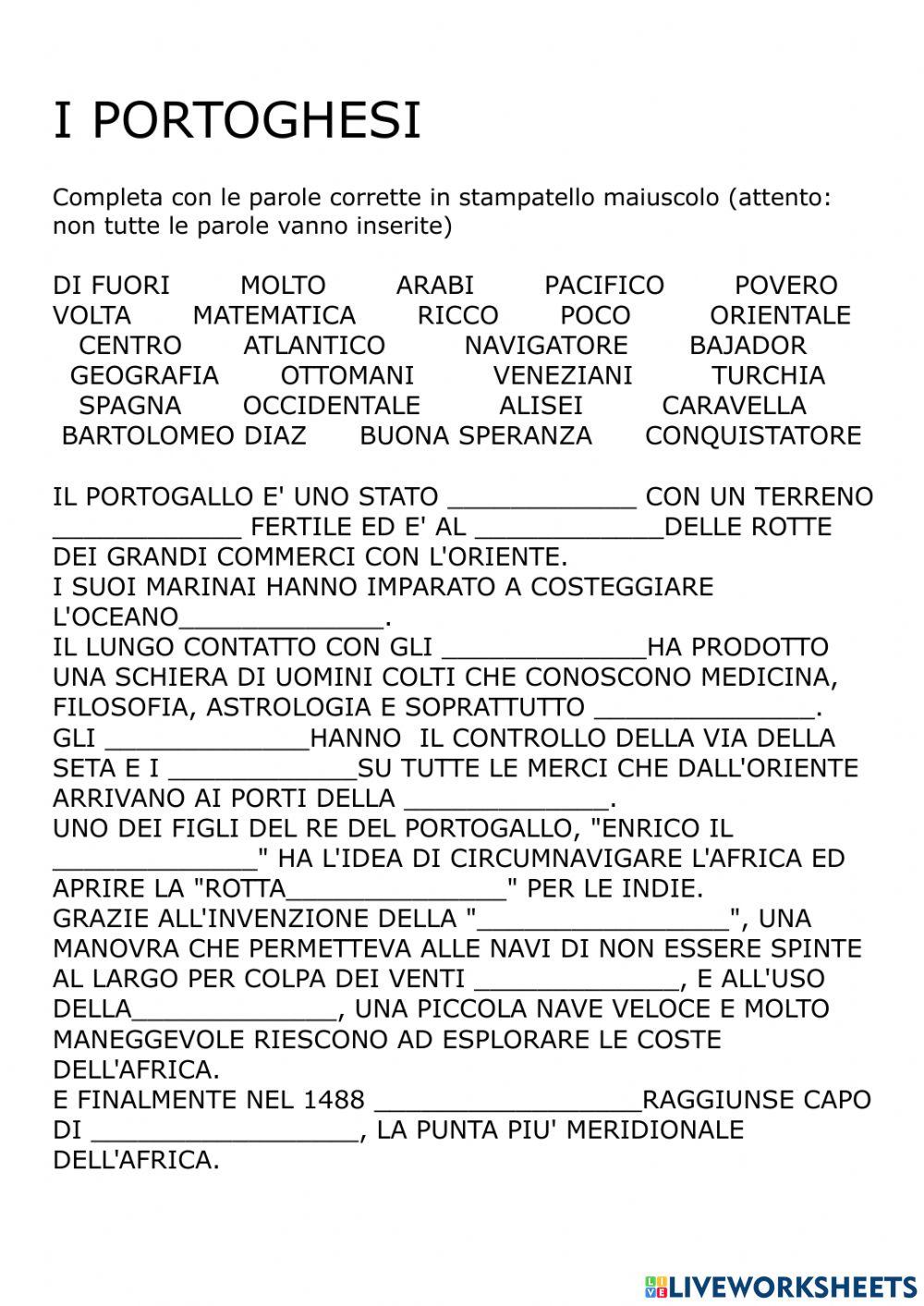 La via orientale per le indie