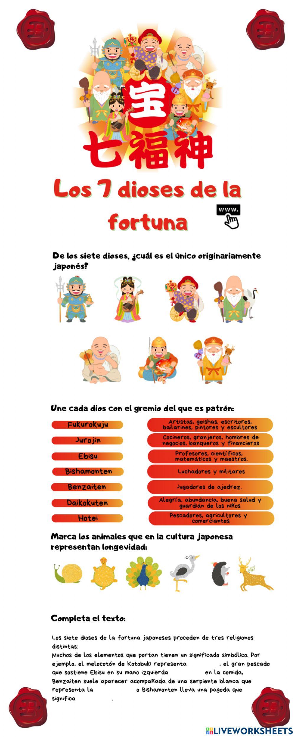 Los siete dioses de la fortuna